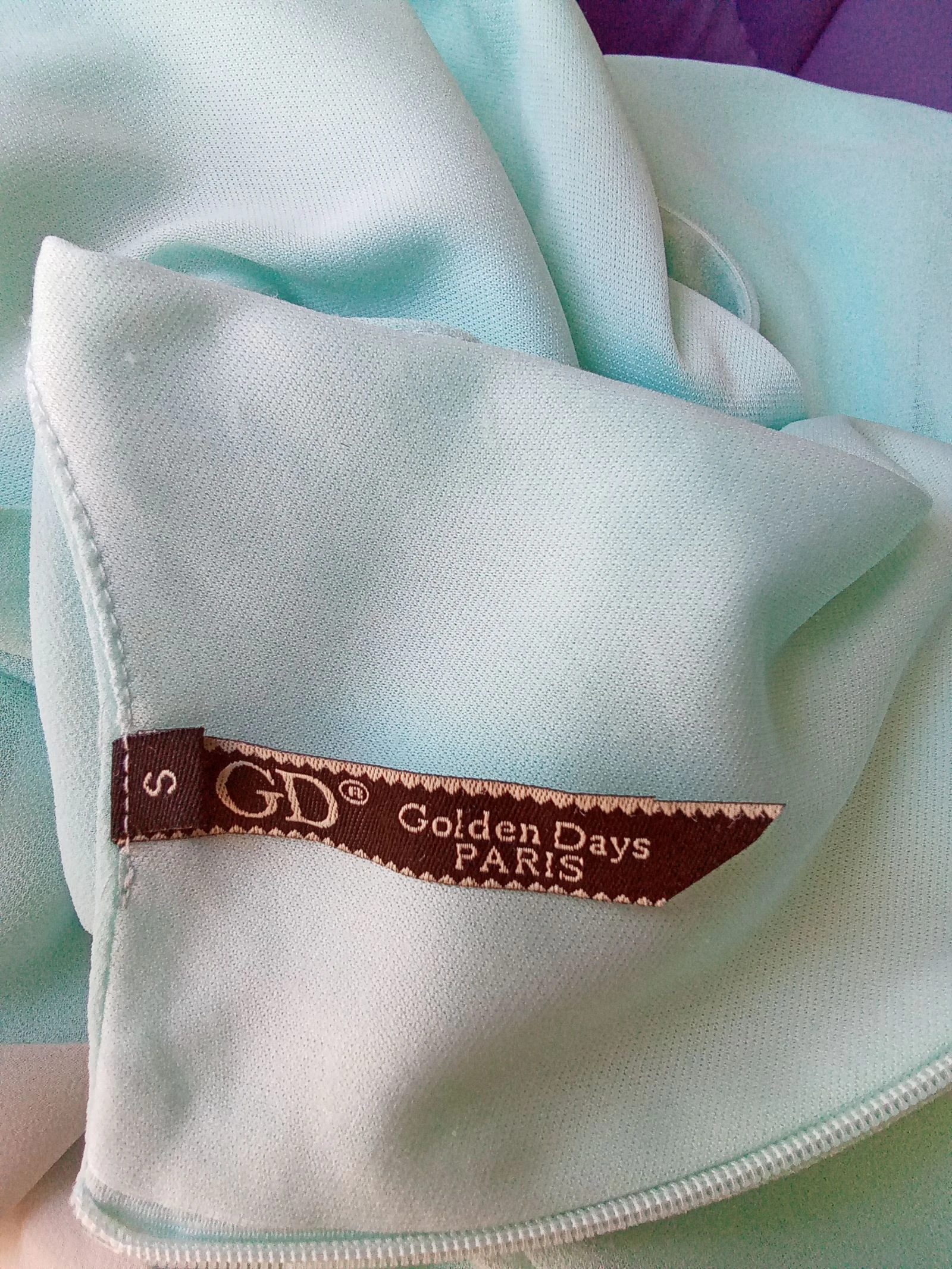 Vestido de verão verde água – photo 3